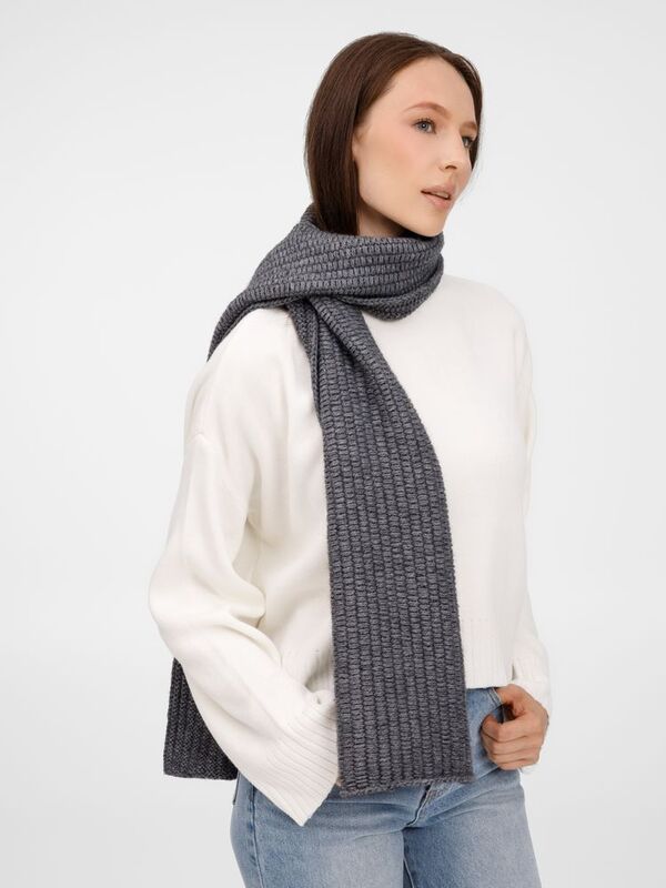 Шарф Frissonelle, серый меланж арт.19923.28
