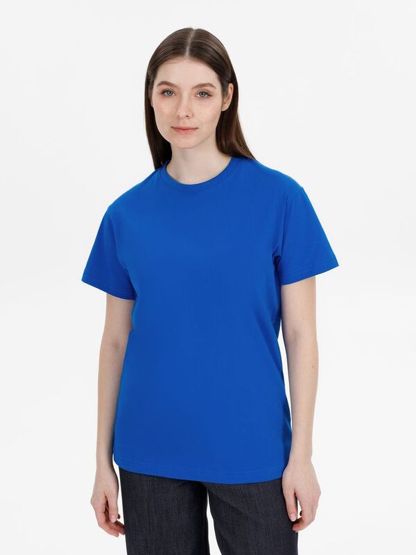 Футболка унисекс T-Bolka 180, синяя арт.6994.45