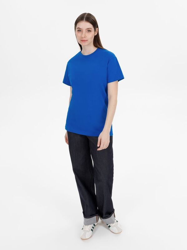 Футболка унисекс T-Bolka 180, синяя арт.6994.45