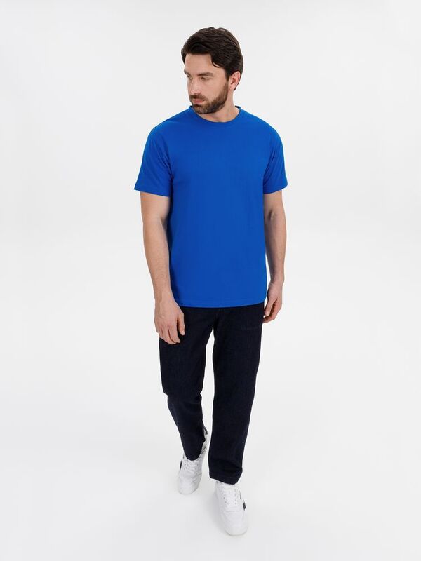 Футболка унисекс T-Bolka 180, синяя арт.6994.45