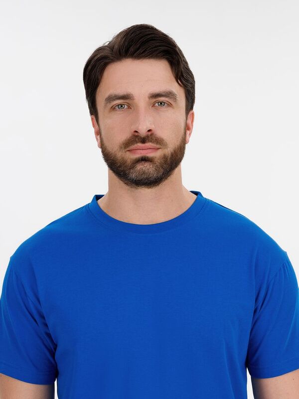 Футболка унисекс T-Bolka 180, синяя арт.6994.45