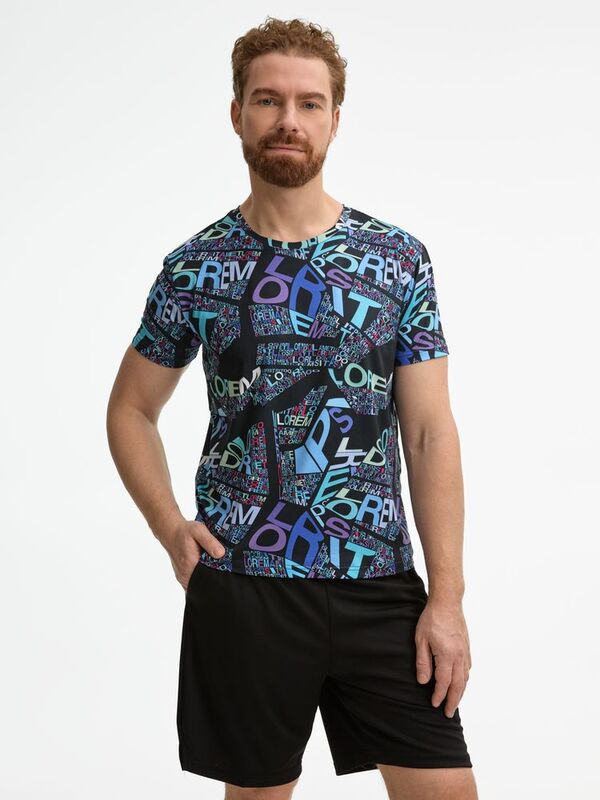 Футболка унисекс Senti с полной запечаткой на заказ арт.22089.00