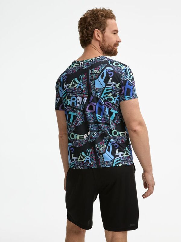 Футболка унисекс Senti с полной запечаткой на заказ арт.22089.00