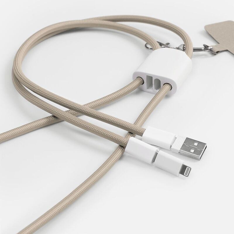 Кабель-ланьярд energyFlex Pro, серый арт.21327.10