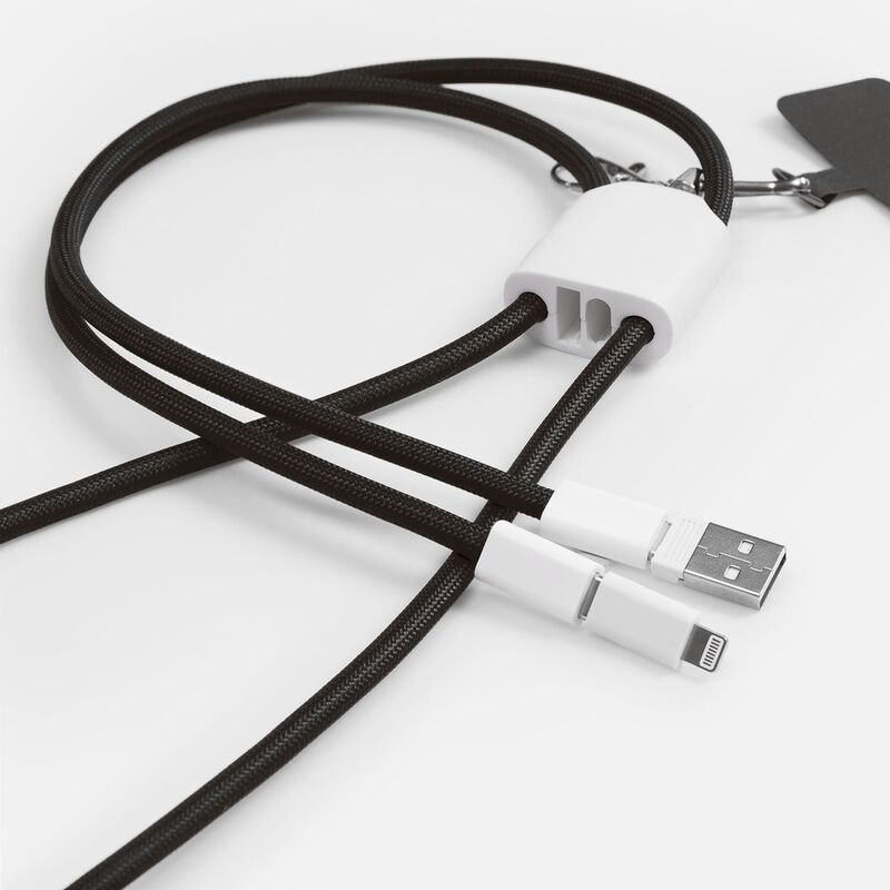 Кабель-ланьярд energyFlex Pro, черный арт.21327.30