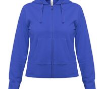 Толстовка женская Hooded Full Zip ярко-синяя арт.WW642450