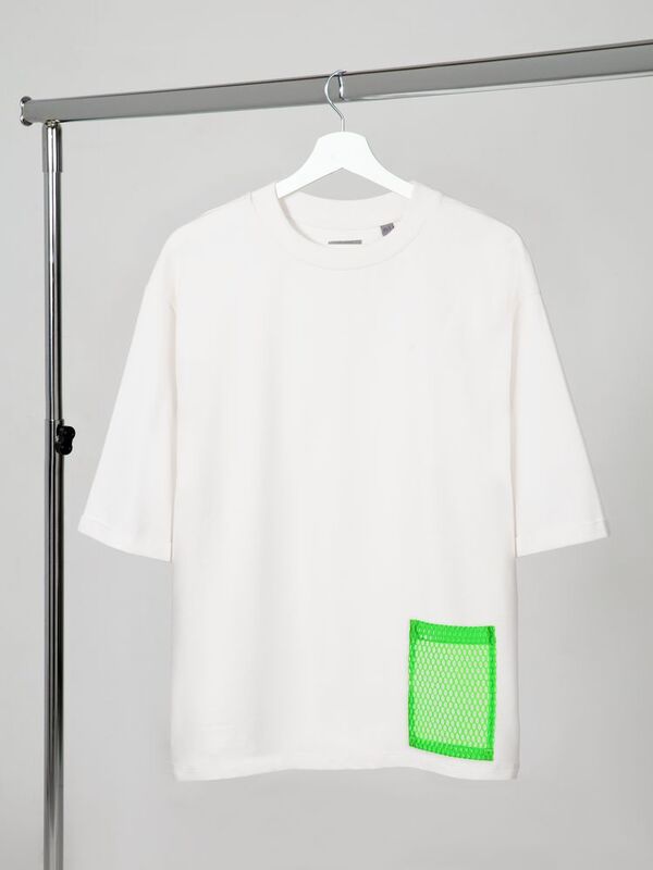 Карман из крупной сетки Pose, оранжевый неон арт.18457.22