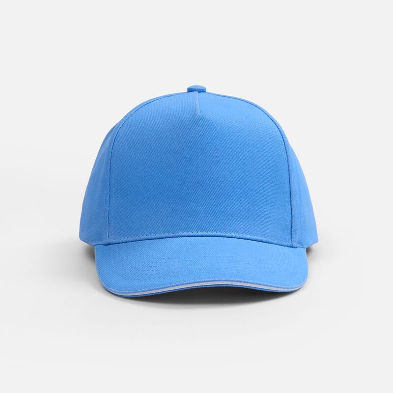 Бейсболка Classic 2.0, синяя с белым кантом арт.21848.49