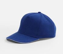 Бейсболка Classic 2.0, ярко-синяя с белым кантом арт.21848.44