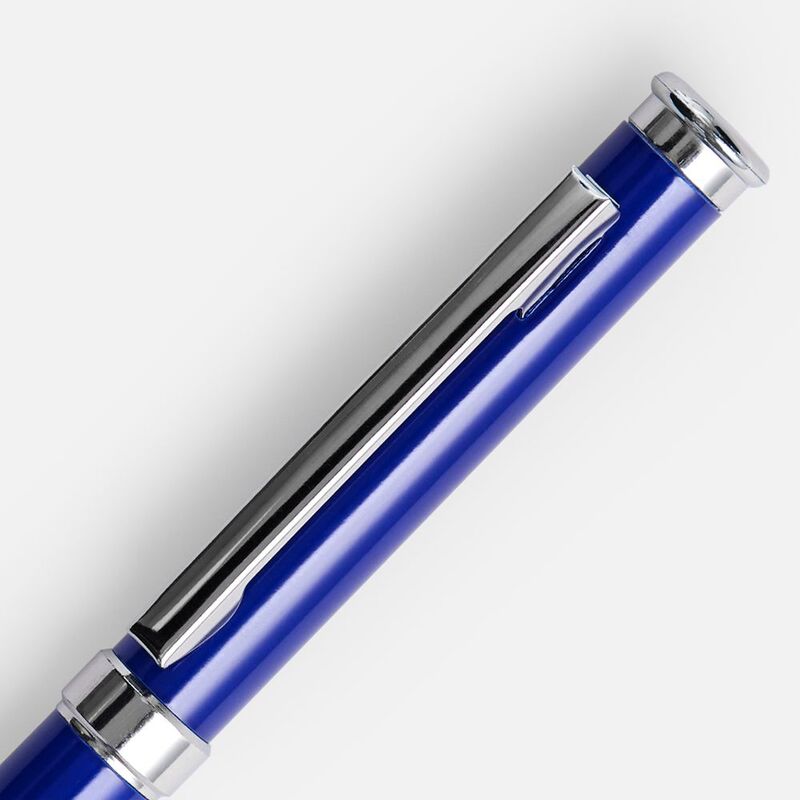 Ручка шариковая Finn Chrome, синяя арт.20686.40