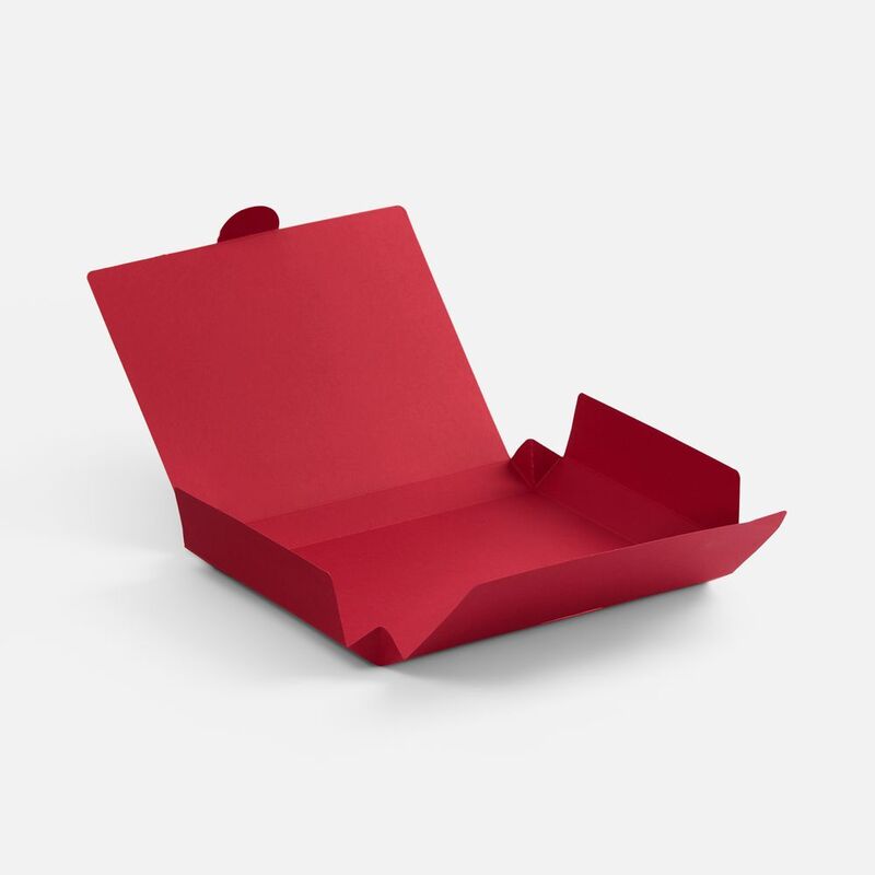 Коробка самосборная Flacky, темно-красная арт.12208.55