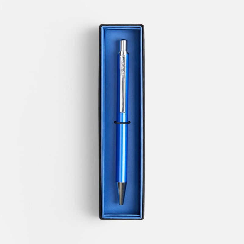 Ручка шариковая Arvent Glossy в футляре, синяя арт.20506.40