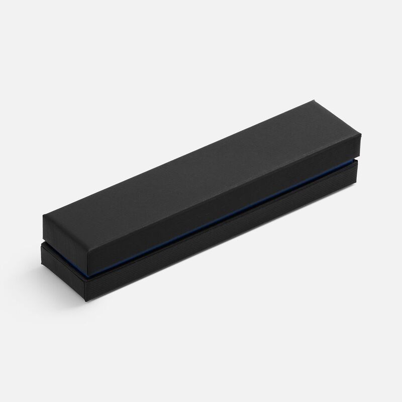 Ручка шариковая Broad Ring в футляре, глянцевая, синяя арт.20508.40