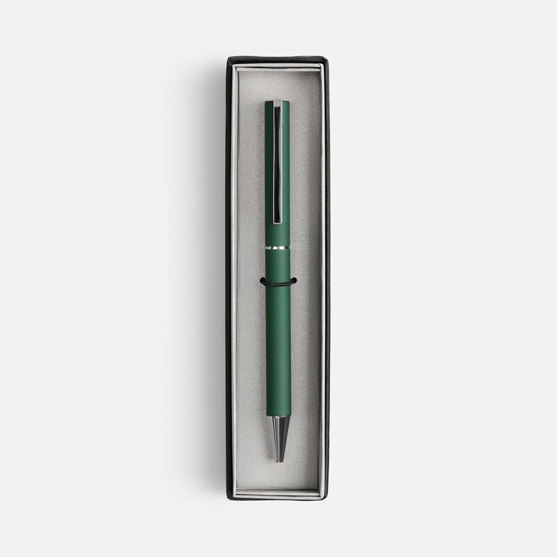 Ручка шариковая Blade Soft Touch в футляре, зеленая арт.20530.90