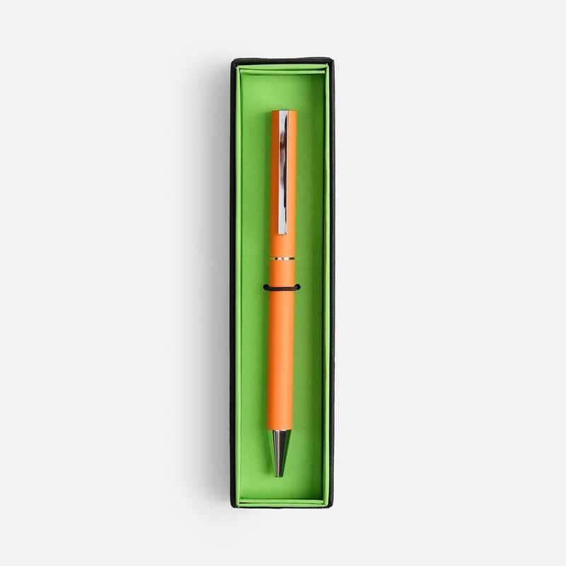 Ручка шариковая Blade Soft Touch в футляре, оранжевая арт.20530.20