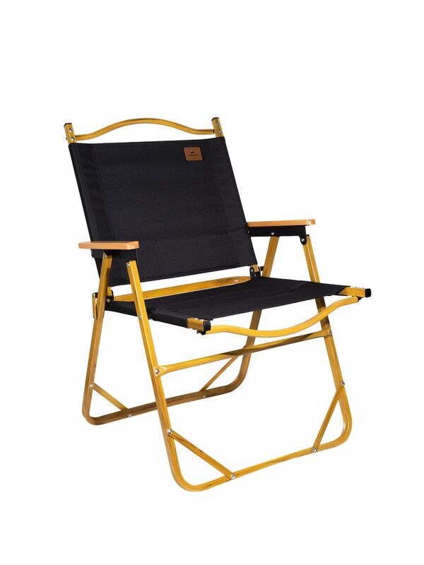 Стул MW02 складной, черный, светлое дерево арт.64000.38