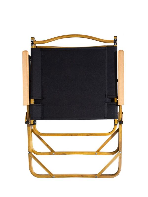 Стул MW02 складной, черный, светлое дерево арт.64000.38