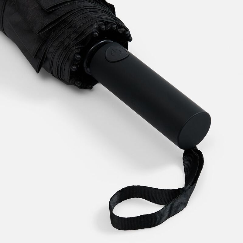 Зонт складной с УФ-защитой Ribstar, черный арт.22327.30