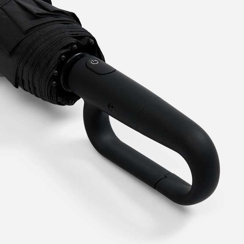 Зонт складной Skymate с УФ-защитой и ручкой-карабином, черный арт.22328.30