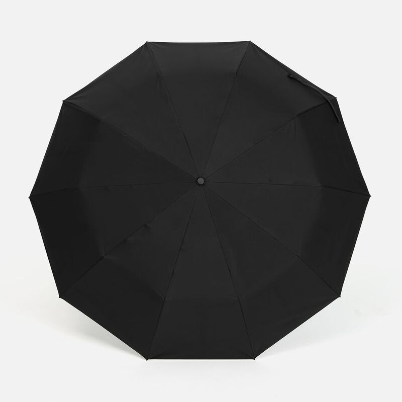 Зонт обратного сложения inLoop с ручкой-карабином, черный арт.22329.30