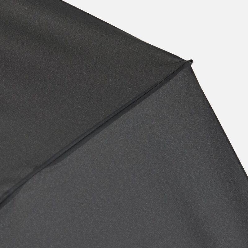 Зонт обратного сложения twoGether с двойным куполом, черный арт.22330.30