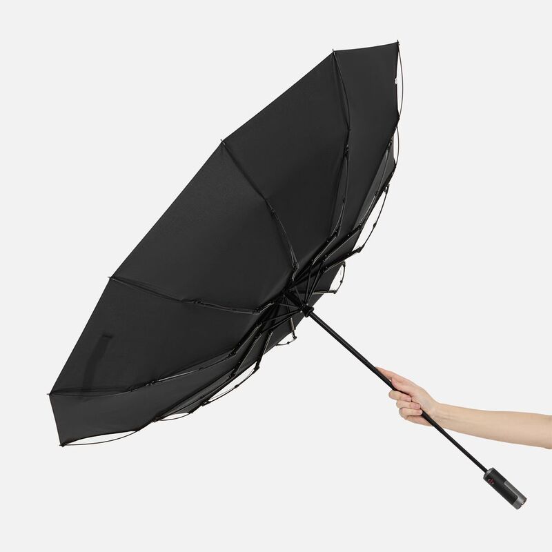 Зонт складной Regenfall, черный арт.22325.30