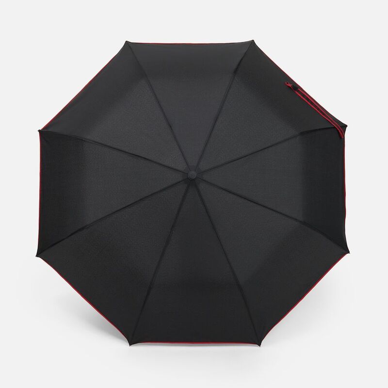 Зонт складной Edgeline, черный с красным арт.22331.50