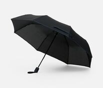 Зонт складной Edgeline, черный с синим арт.22331.40