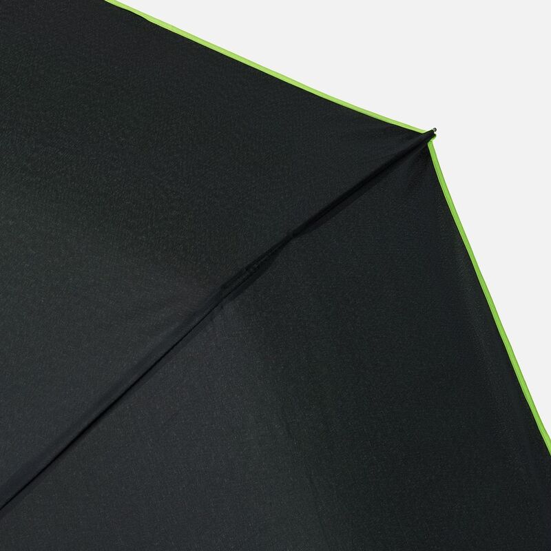 Зонт складной Edgeline, черный с зеленым арт.22331.94