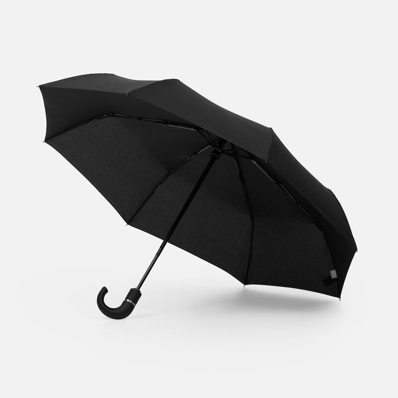 Зонт складной Hooklook, черный арт.22334.30