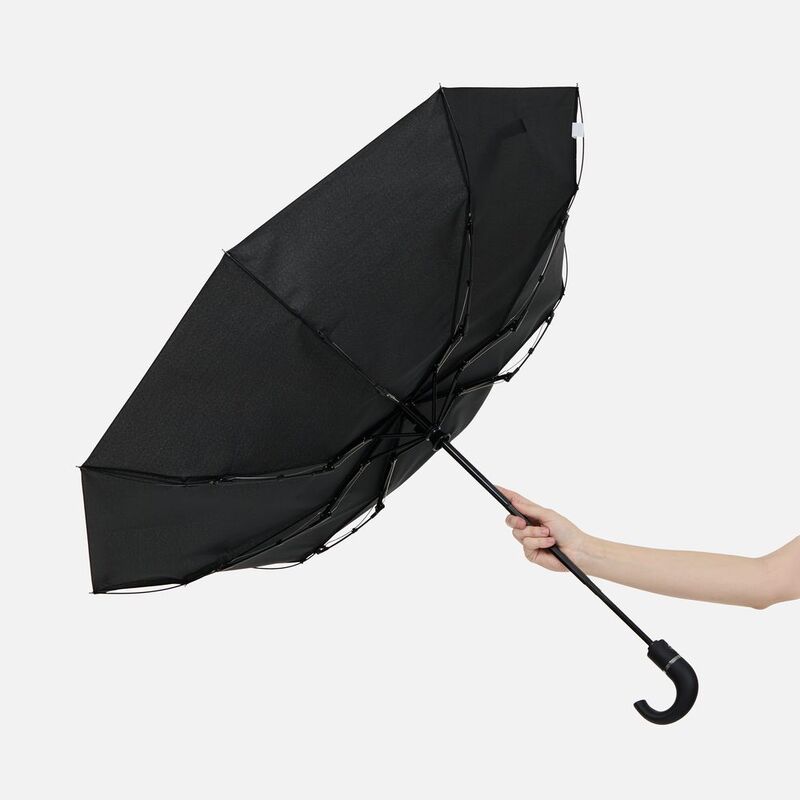 Зонт складной Hooklook, черный арт.22334.30