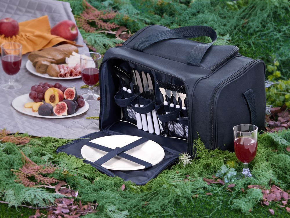 Набор для пикника Campello на 4 персоны, темно-синий арт.63056.43