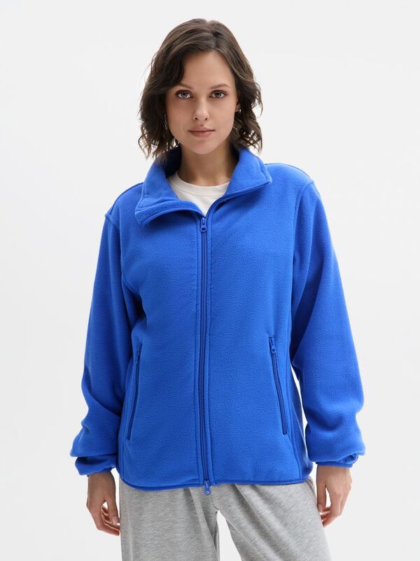 Куртка флисовая унисекс Ben Mac, синяя арт.18620.44