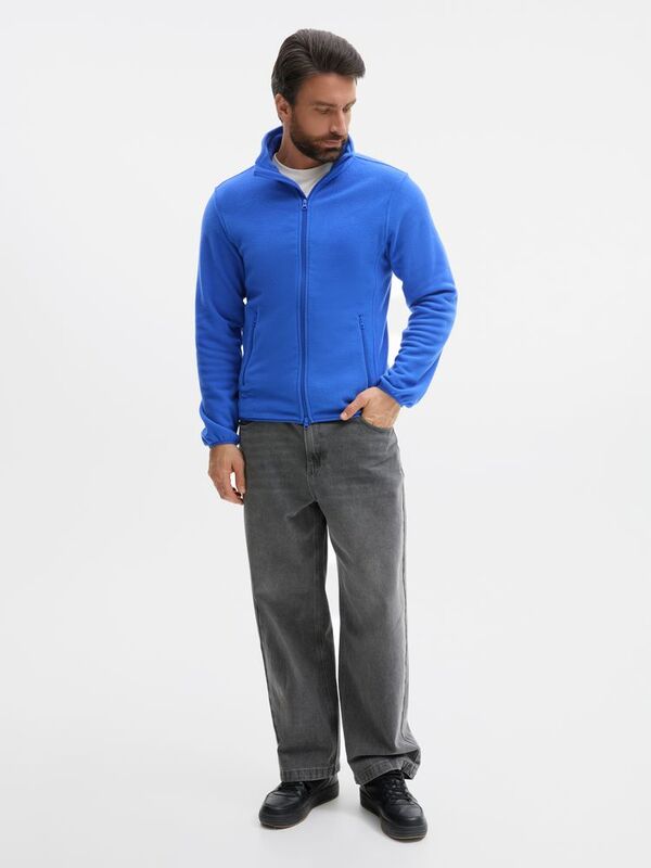 Куртка флисовая унисекс Ben Mac, синяя арт.18620.44