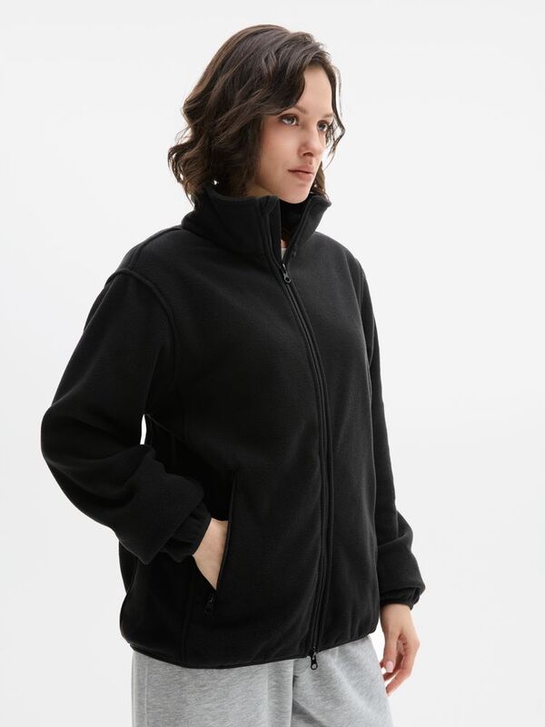 Куртка флисовая унисекс Ben Mac, черная арт.18620.30