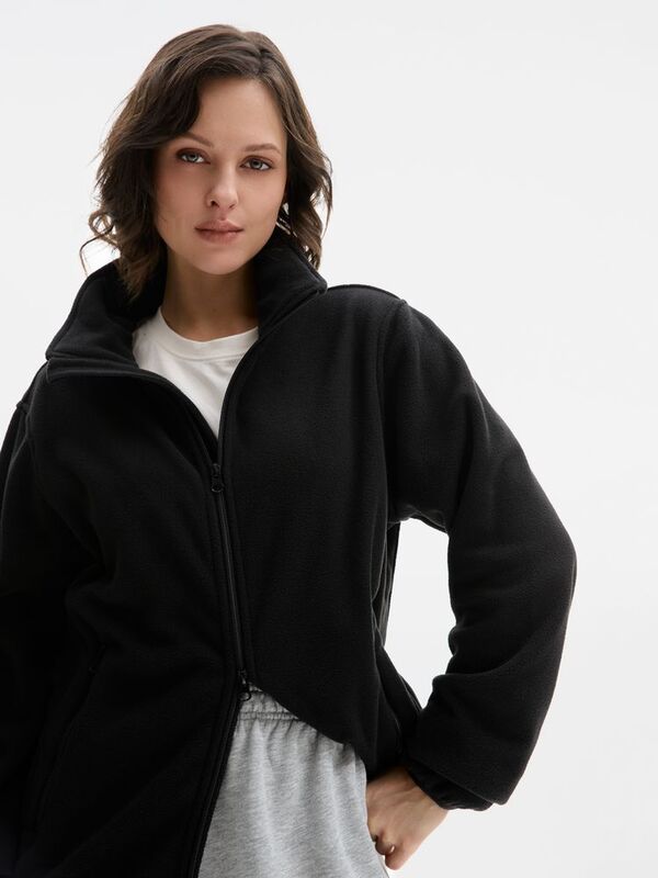 Куртка флисовая унисекс Ben Mac, черная арт.18620.30