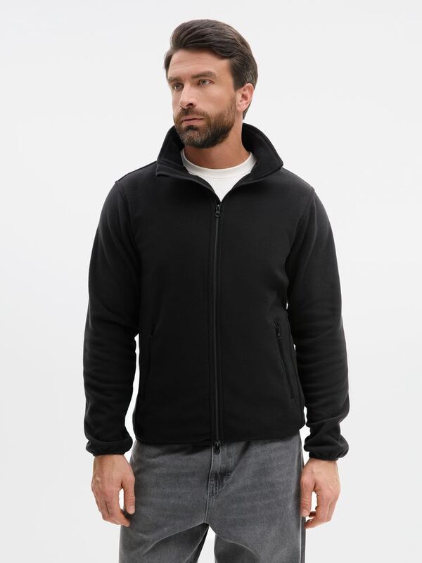 Куртка флисовая унисекс Ben Mac, черная арт.18620.30