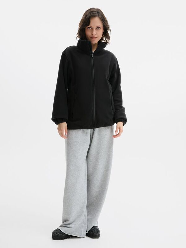 Куртка флисовая унисекс Ben Mac, черная арт.18620.30