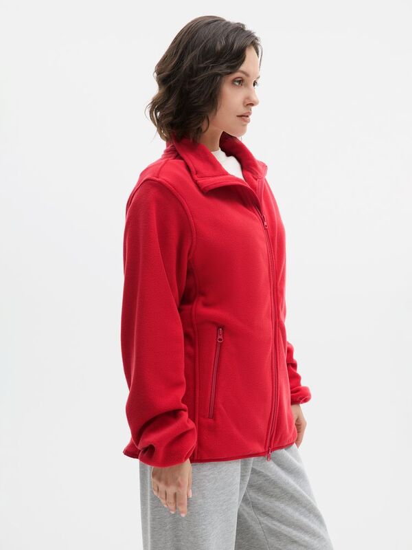 Куртка флисовая унисекс Ben Mac, красная арт.18620.50