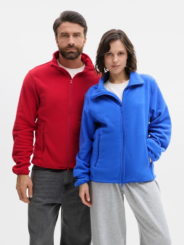 Куртка флисовая унисекс Ben Mac, красная арт.18620.50