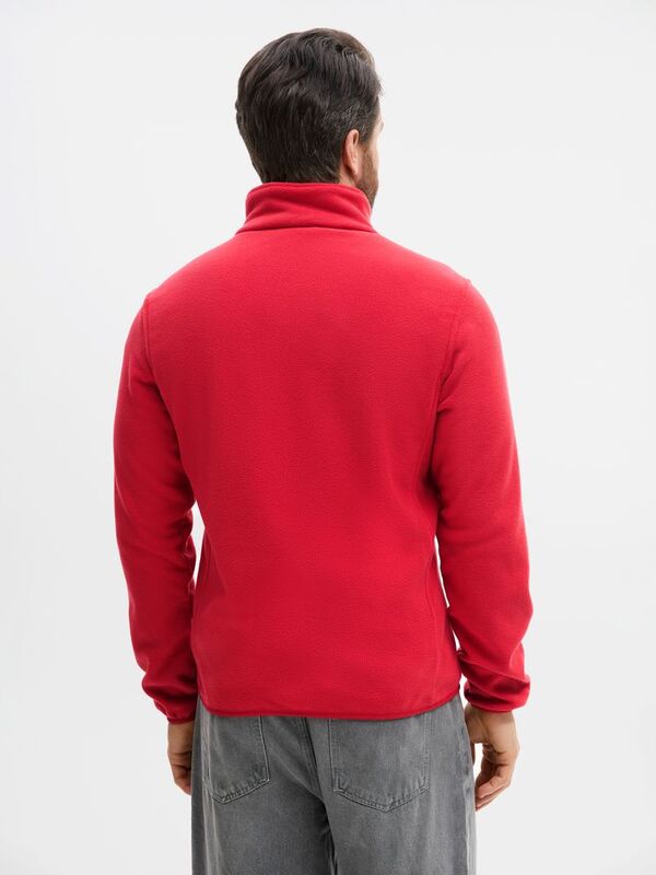 Куртка флисовая унисекс Ben Mac, красная арт.18620.50