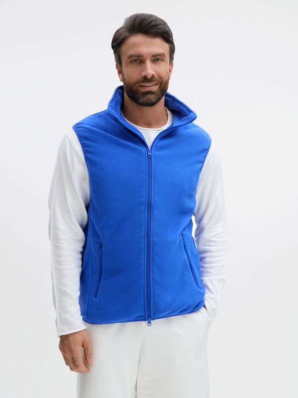 Жилет флисовый унисекс Ben Mac, синий арт.18621.44
