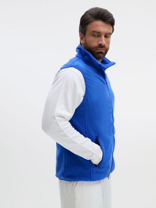 Жилет флисовый унисекс Ben Mac, синий арт.18621.44