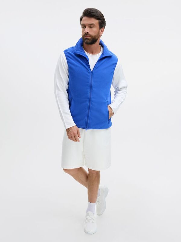 Жилет флисовый унисекс Ben Mac, синий арт.18621.44