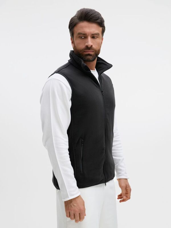 Жилет флисовый унисекс Ben Mac, черный арт.18621.30