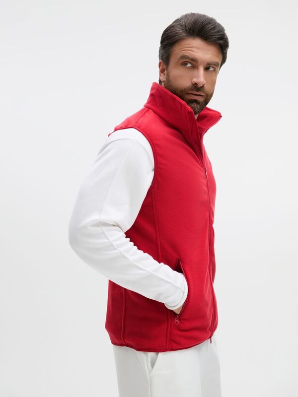 Жилет флисовый унисекс Ben Mac, красный арт.18621.50