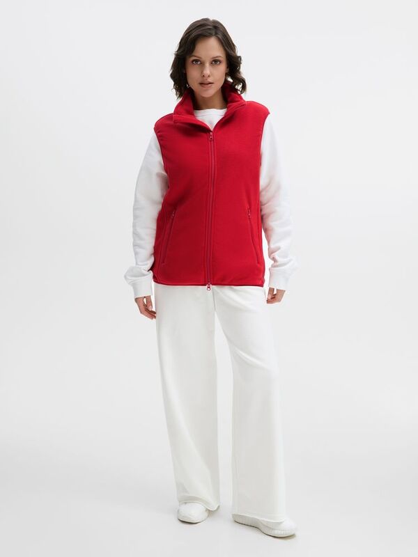 Жилет флисовый унисекс Ben Mac, красный арт.18621.50