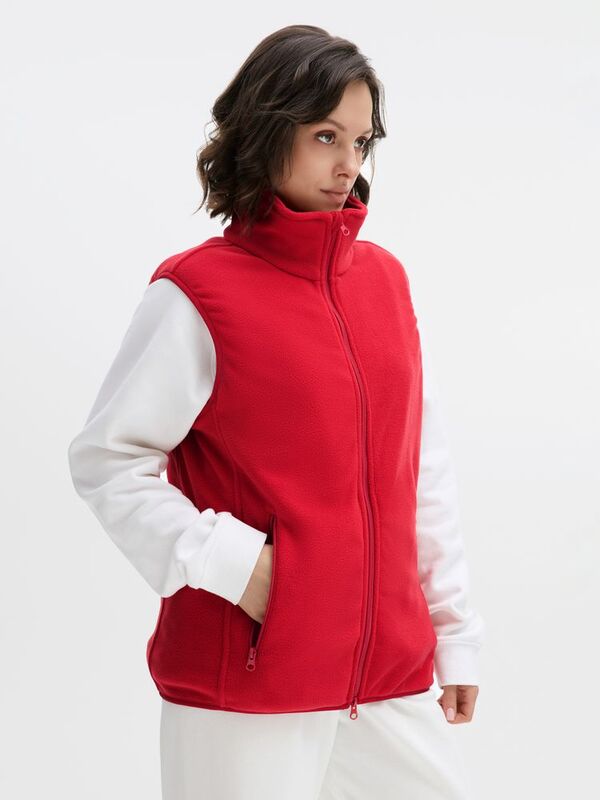Жилет флисовый унисекс Ben Mac, красный арт.18621.50