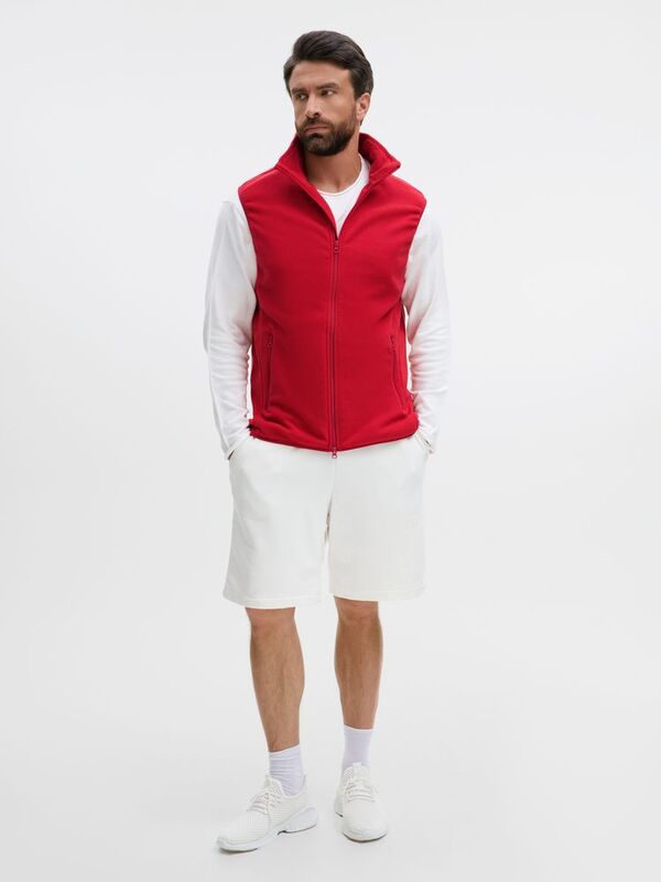 Жилет флисовый унисекс Ben Mac, красный арт.18621.50