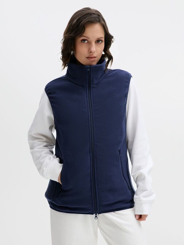 Жилет флисовый унисекс Ben Mac, темно-синий арт.18621.40